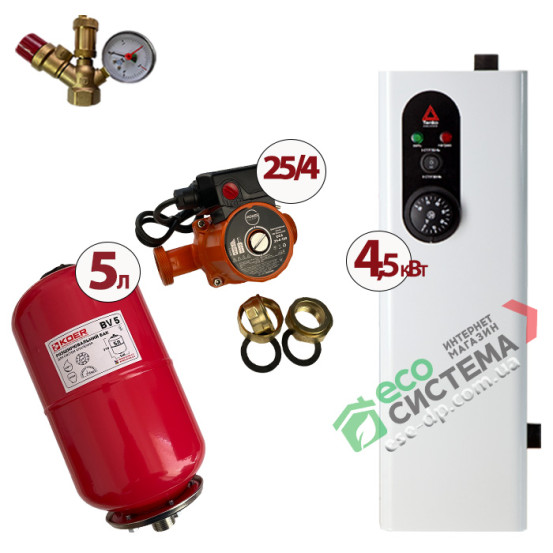 Комплект Эконом Tenko Mini КЕМ 4,5 + насос + бачок + ГБ